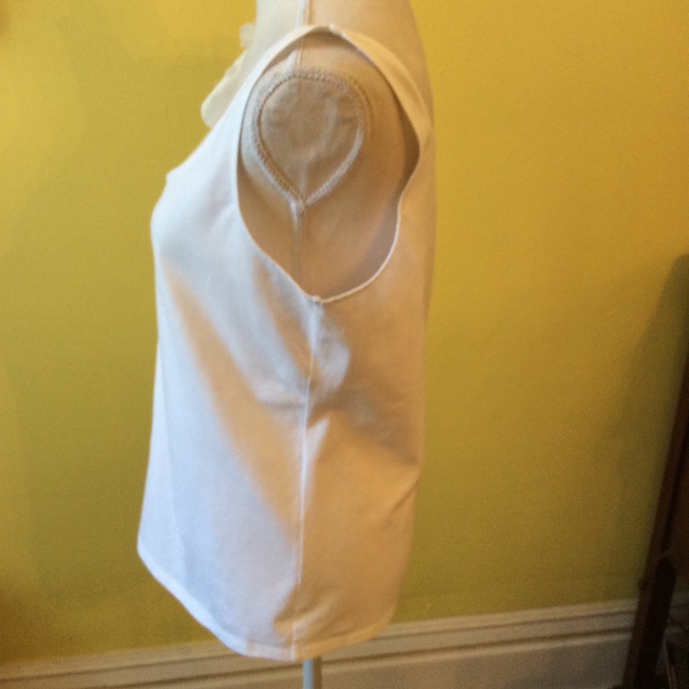 Grace Elements White Cotton Top Size L - Picture 4 of 11